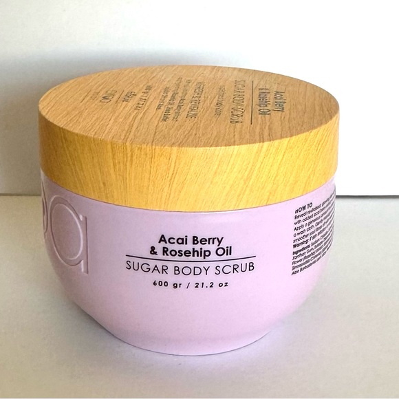 Ciroa Açaí Berry & Rosehip Oil Sugar Body Scrub Refresh & Revitalize 21.2 Oz - Picture 1 of 5